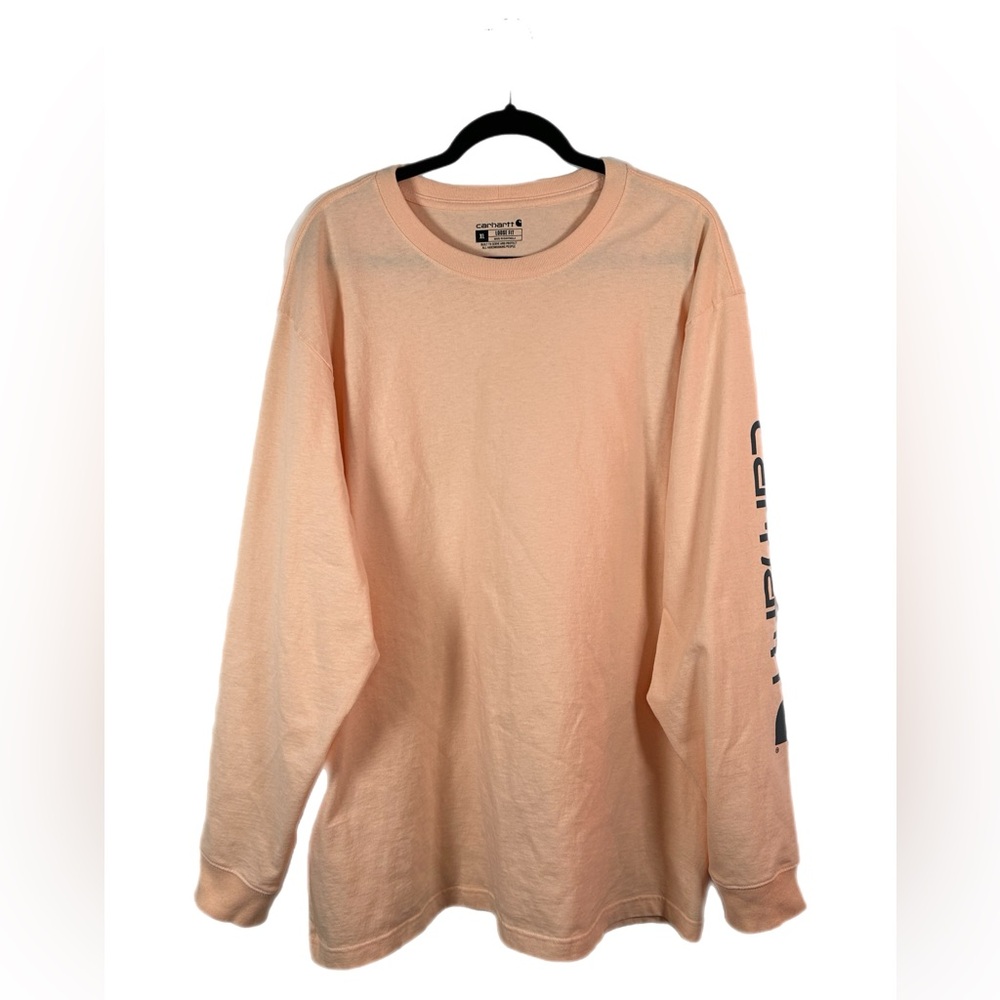 Carhartt Men's Soft Peach Long Sleeve Tee